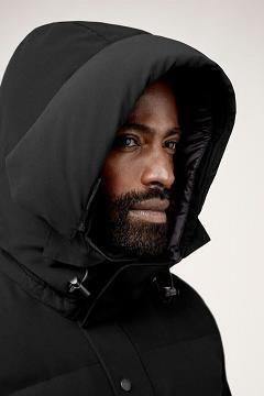 Chamarras Canada Goose Hombre Mexico - Wyndham Abrigos Black Label Negros YL6235179